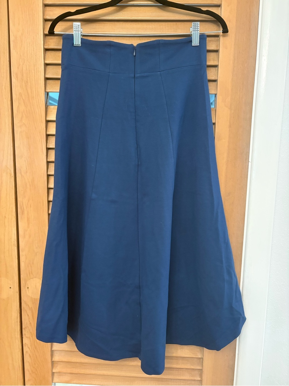Anthropologie Maeve Midi Skirt Blue Sz 6 - Picture 5 of 11